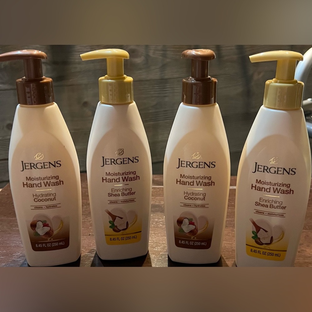 Jergens Original Coconut & Shea Butter Hand Wash Bundle 2 Each Totaling 4 Bottle